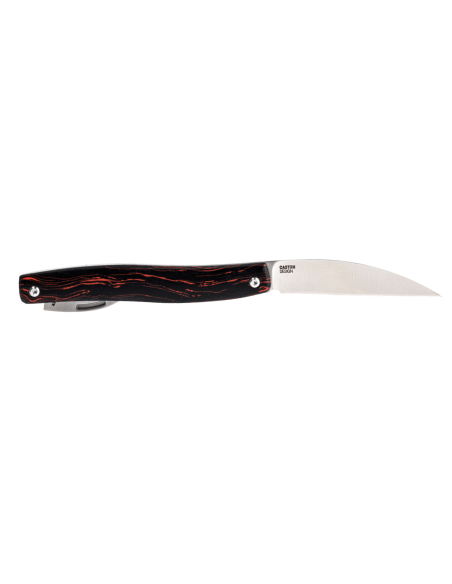 CRKT Forebear 4810.CR foldekniv dobbeltblad G10 håndtag rød og sort 9cm