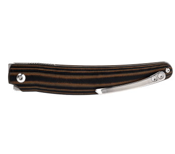 CRKT Ancestor 5930.CR fällkniv 11,7cm svart och brunt G10-handtag 2