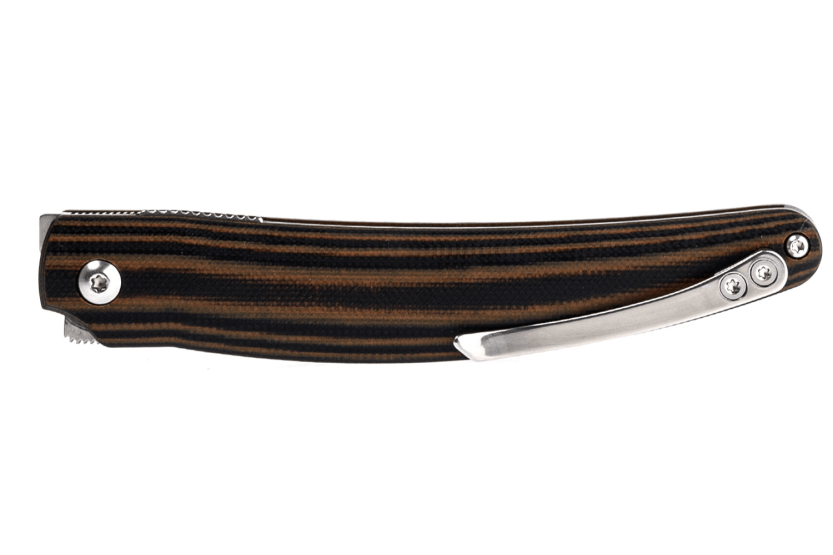 Faca dobrável CRKT Ancestor 5930.CR 11,7 cm cabo G10 preto e castanho