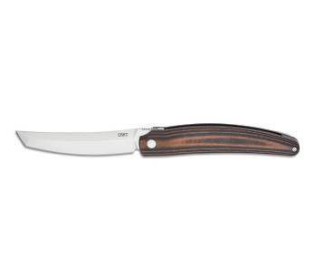 CRKT Ancestor 5930.CR fällkniv 11,7cm svart och brunt G10-handtag