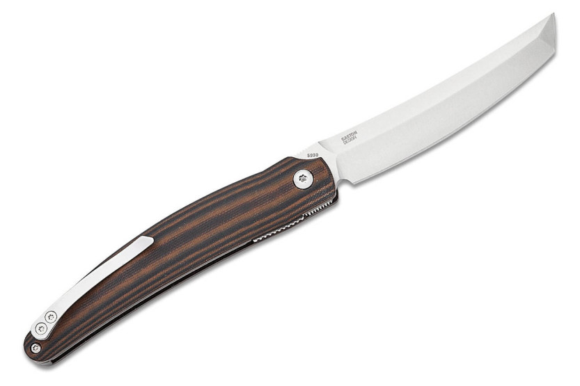 CRKT Ancestor 5930.CR folding knife 11.7cm black and brown G10 handle