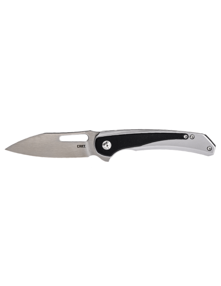 CRKT Padawan 6075.CR vouwmes 10,5cm roestvrij staal en zwart G10 handvat + pocket clip
