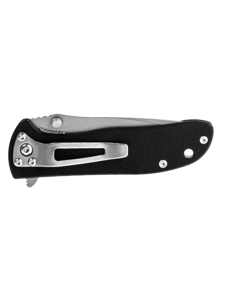 Canivete CRKT Drifter 6450D2.CR preto com cabo em G10 9,2 cm + clip de bolso