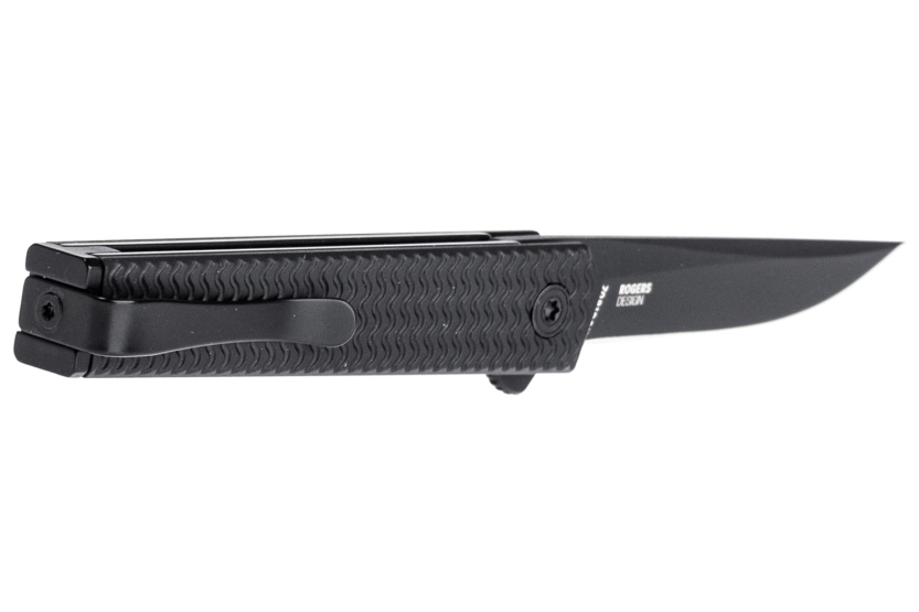 Klappmesser CRKT CEO Microflipper 7081D2K.CR Aluminiumgriff schwarz 8cm + Taschenclip