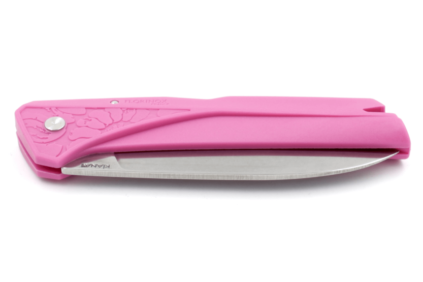 Faca dobrável Florinox Kiana 11,3 cm cabo de poliamida/fibra de vidro cor-de-rosa
