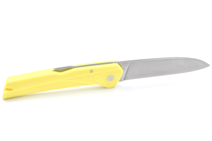 Florinox Kiana foldekniv 11,3 cm med gult polyamid/glasfiberhåndtag