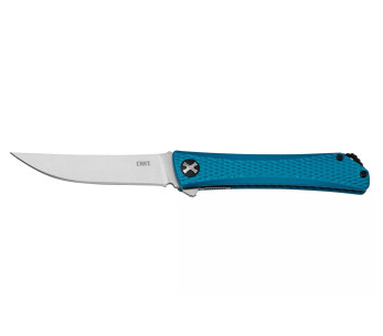 CRKT Kalbi 7540 taittoveitsi 10.2cm sininen alumiinikahva