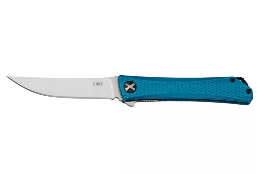 CRKT Kalbi 7540 foldekniv 10,2 cm med blått aluminiumshåndtak