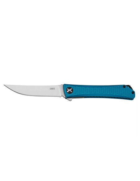 CRKT Kalbi 7540 foldekniv 10,2 cm med blått aluminiumshåndtak