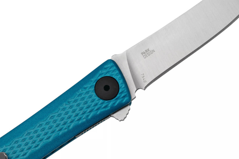 CRKT Kalbi 7540 foldekniv 10,2 cm med blått aluminiumshåndtak
