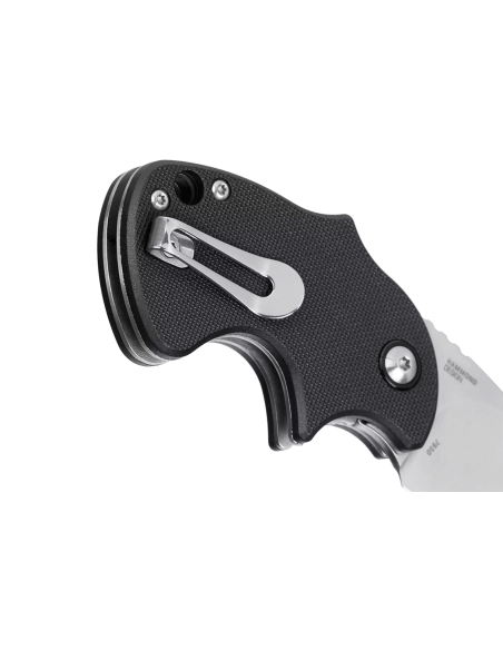 Navalha dobrável CRKT Orca 7930 com cabo preto em nylon/fibra de vidro 7,5 cm