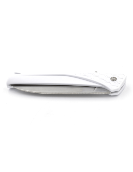Coltello pieghevole Florinox Kiana 11,3 cm manico in poliammide/fibra di vetro bianco