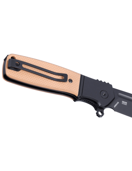 CRKT Homefront K245BKP foldekniv sort blad brunt G10-håndtag 9,8 cm