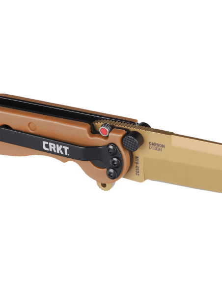 Faca dobrável CRKT M16-01DZ 1601DZ com cabo de nylon / fibra de vidro para deserto 10cm