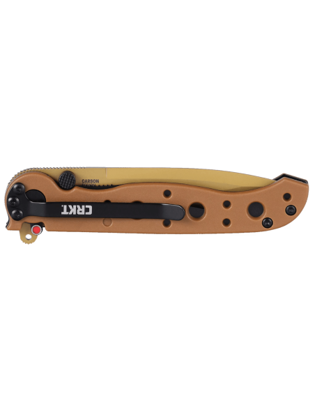 Faca dobrável CRKT M16-01DZ 1601DZ com cabo de nylon / fibra de vidro para deserto 10cm