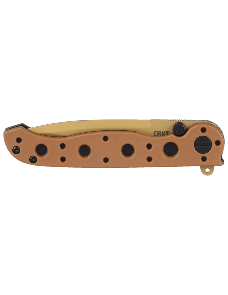 Faca dobrável CRKT M16-01DZ 1601DZ com cabo de nylon / fibra de vidro para deserto 10cm