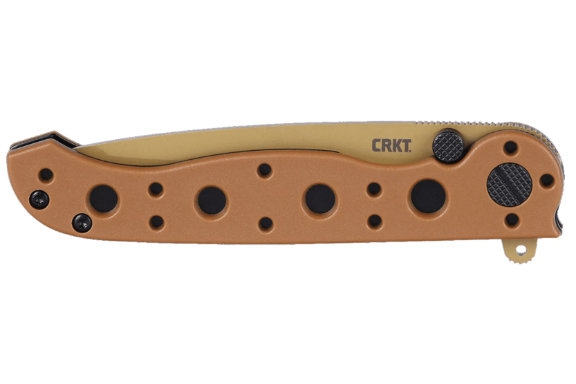 Foldekniv CRKT M16-10DZ 1610DZ tantoblad med halvsaget nylonhåndtak / glassfiberørken 10 cm