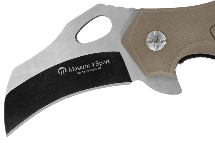 Klappmesser Maserin Karambit 42013 Griff G10 braun 13,5cm