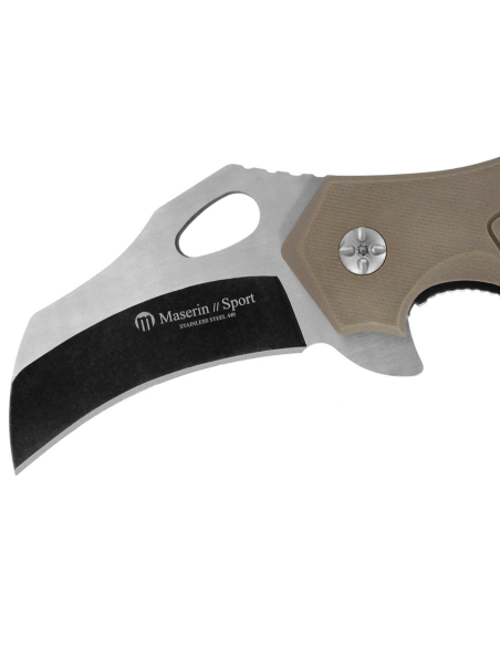 Klappmesser Maserin Karambit 42013 Griff G10 braun 13,5cm