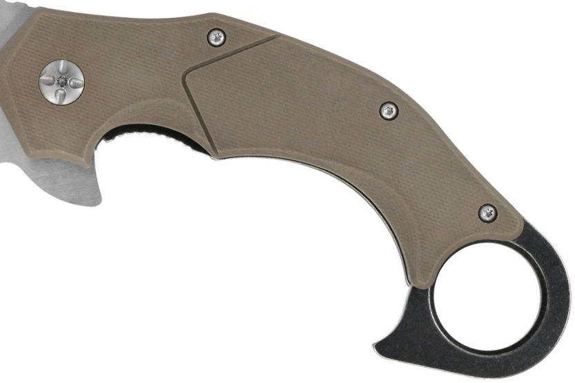 Maserin Karambit 42013 bruin G10 handvat vouwmes 13.5cm