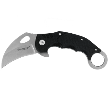 Cuchillo plegable Maserin Karambit 42014 mango G10 negro 13.5cm