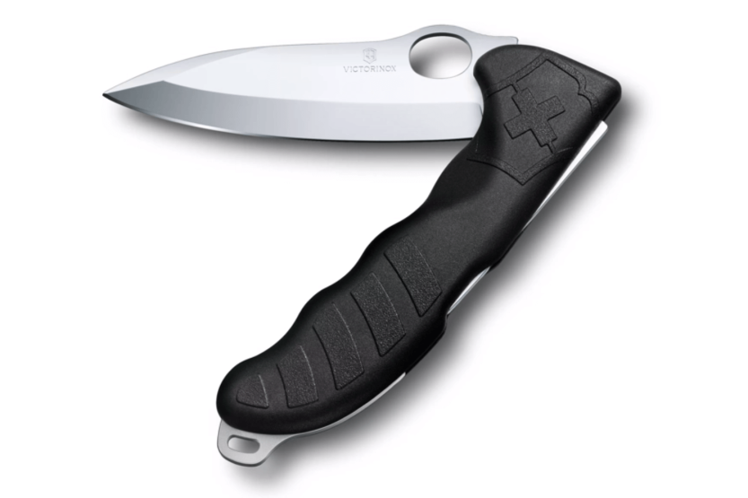 Victorinox Hunter Pro M One Hand Folding Knife 13,6 cm manico in poliammide nero + fodero in tela kaki