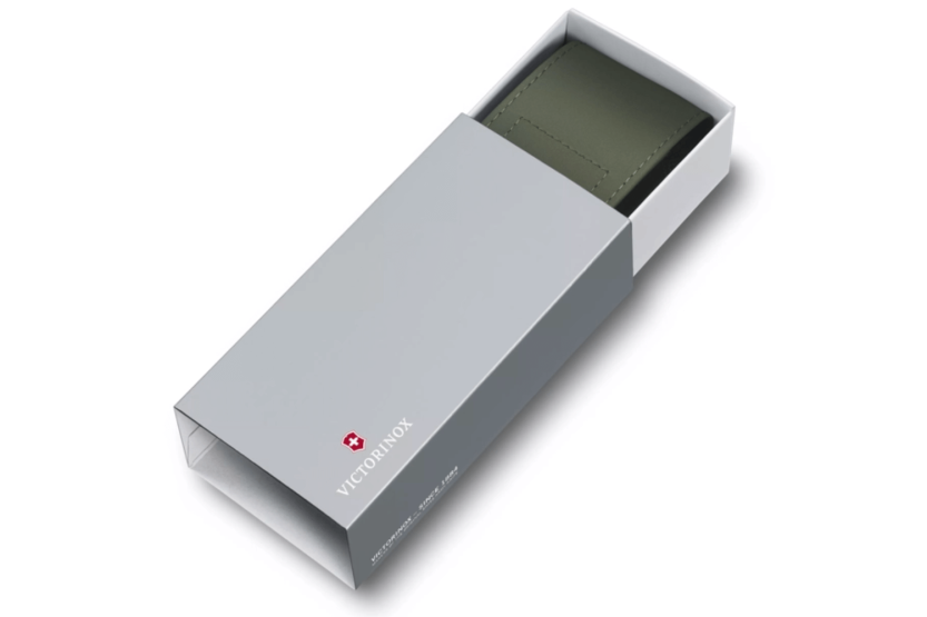 Victorinox Hunter Pro M One Hand foldekniv 13,6 cm orange polyamidhåndtag + khaki lærredsetui