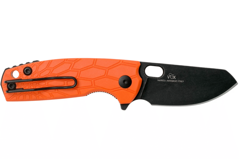 Fox Baby Core FX.608OR folding knife FRN orange handle 8.5cm