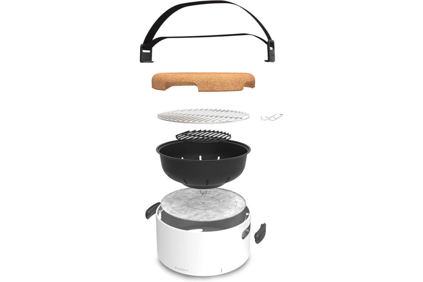 Barbecue portátil Berghoff Leo branco ø35cm