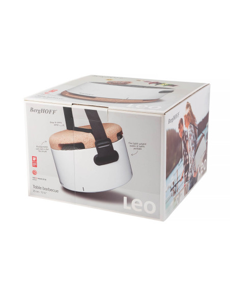 Barbecue de table Berghoff Leo blanc nomade ø35cm