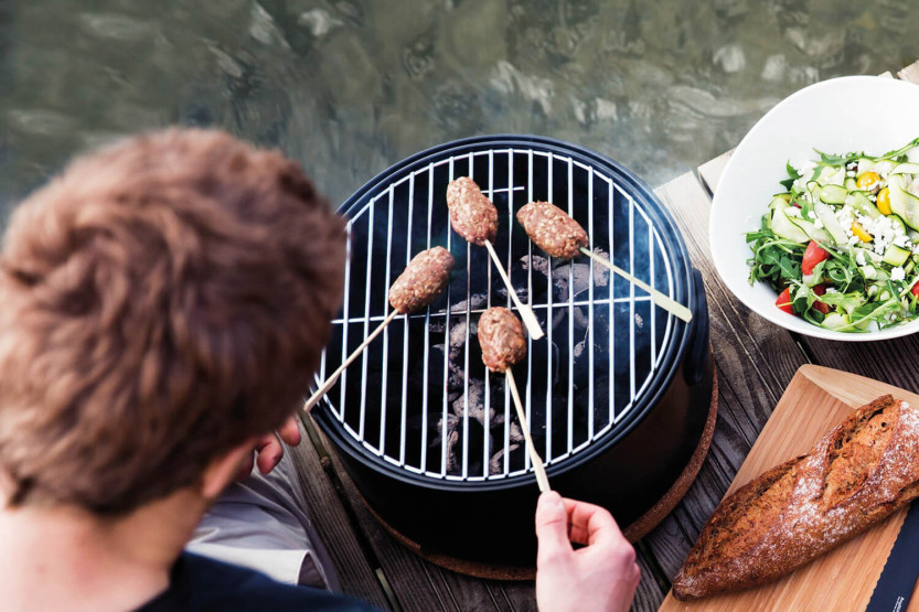 Barbecue portátil Berghoff Leo preto 35cm