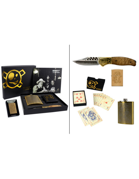 Homey's by Schiffmacher Man's Ruin Set da regalo per esterni da 4 pezzi