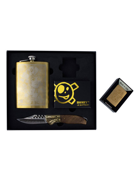 Homey's by Schiffmacher Man's Ruin 4-piece outdoor gift set