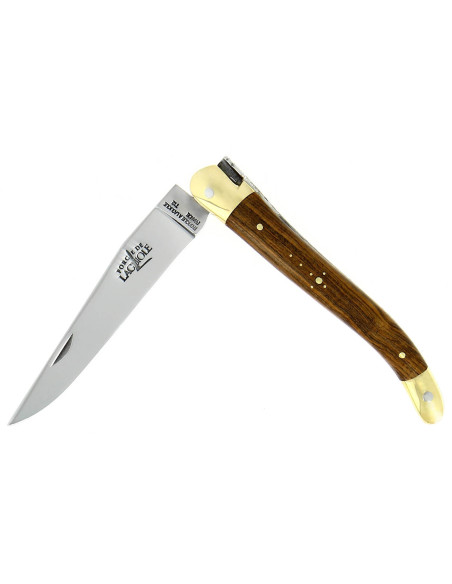 Forge de Laguiole fällkniv 11cm pistaschhandtag mässingsbultar