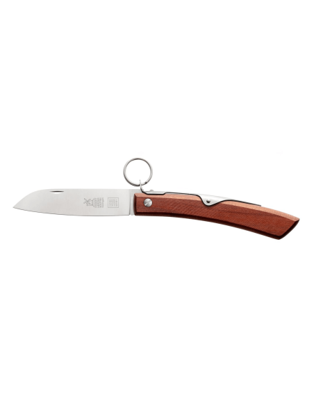Windmühlenmesser Ibex 100 handgjord fällkniv med 14 cm handtag i plommonträ