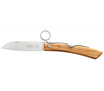 Windmühlenmesser Ibex 100 käsintehty taittoveitsi oliivipuukahvalla 14cm