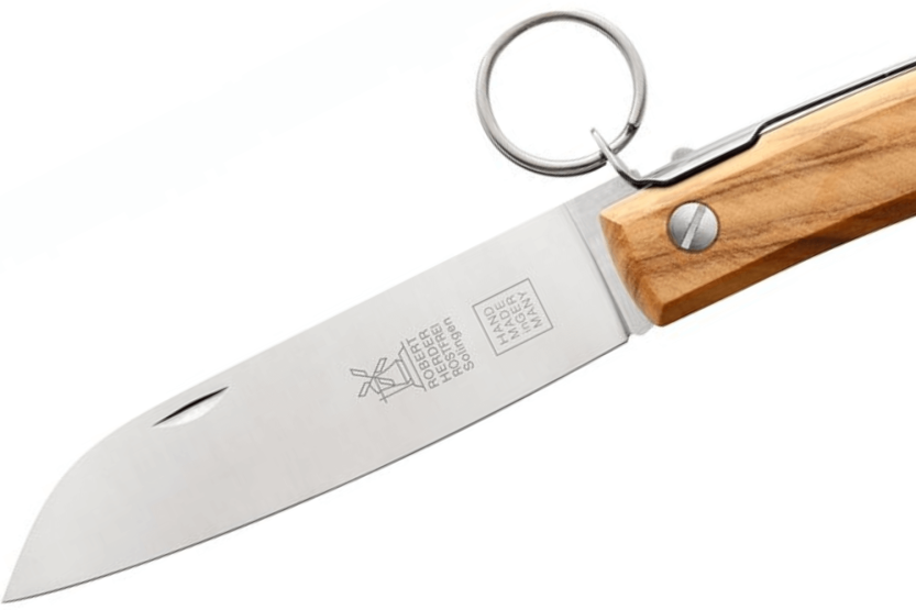 Klappmesser Windmühlenmesser Ibex 100 Griff aus Olivenholz 14cm