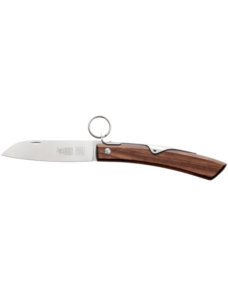 Windmühlenmesser Ibex 100 handmade folding knife 14cm walnut handle