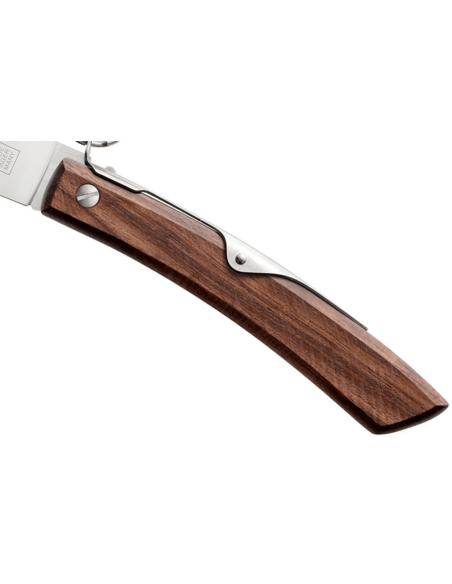 Klappmesser handwerklich Windmühlenmesser Ibex 100 Griff aus Walnussholz 14cm