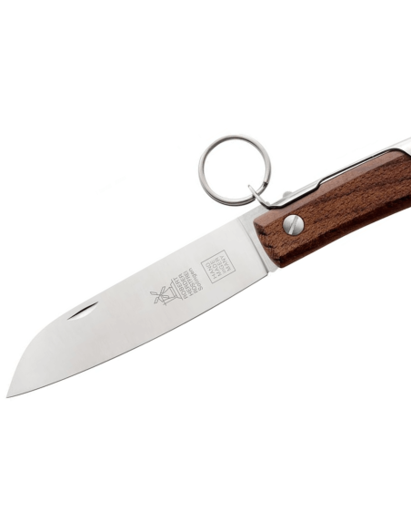 Windmühlenmesser Ibex 100 handmade folding knife 14cm beechwood handle