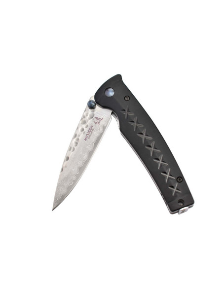 MCUSTA Tsuchi Fusion MC-161D Damaskus hamret foldekniv 11 cm