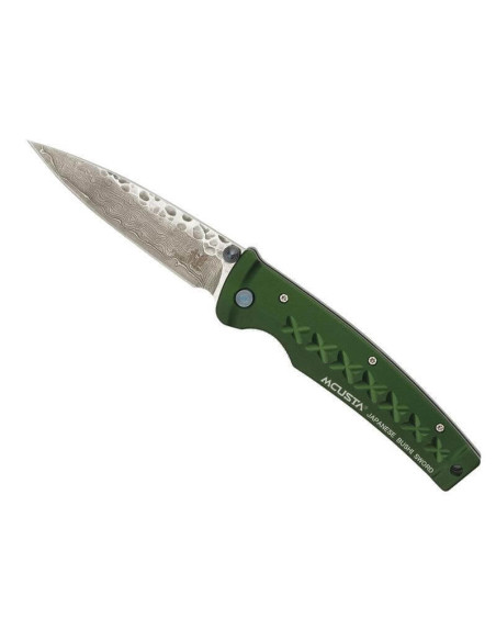 MCUSTA Tsuchi Fusion MC-162D Damaskus hamret foldekniv 11 cm