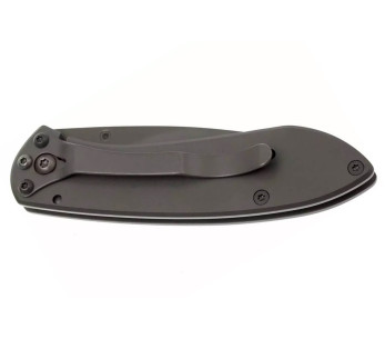 Navalha dobrável BUCK NOBLEMAN n°327TTS cabo em aço titânio 9cm 2