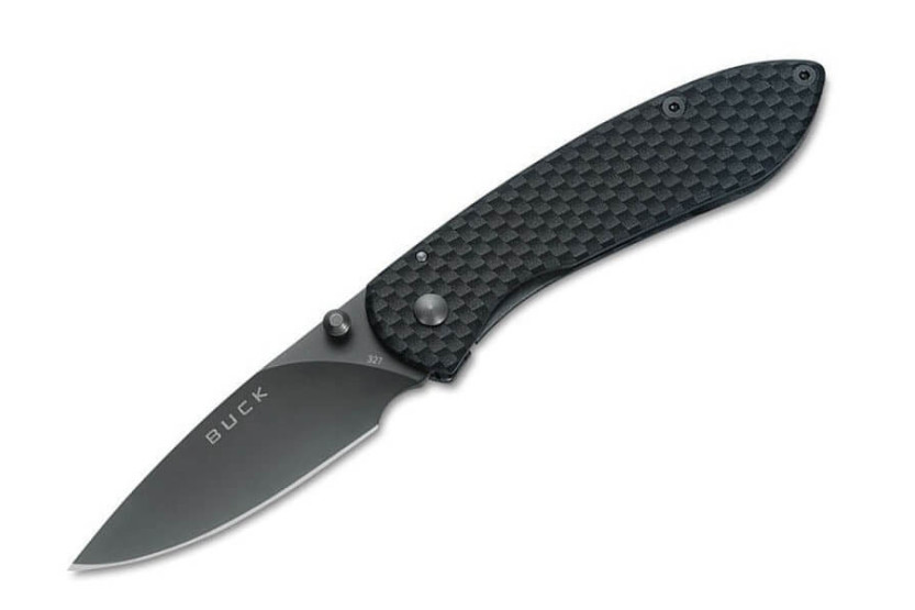 BUCK NOBLEMAN foldekniv n°327CFS kulfiberhåndtag 9cm