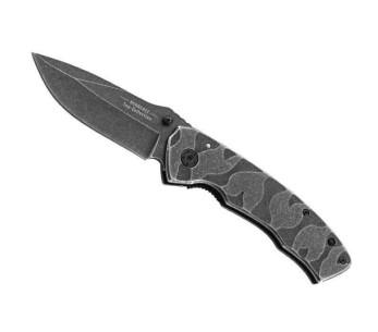 HERBERTZ TOP-COLLECTION foldekniv 526212 kamuflasjegrå + etui 2
