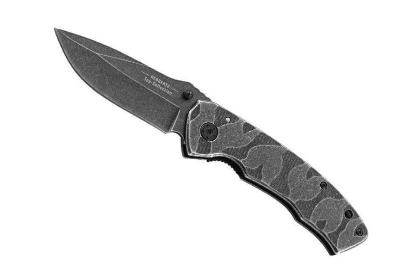Klappmesser Herbertz Top-Collection 526212 Camouflage grau + Koffer + Etui