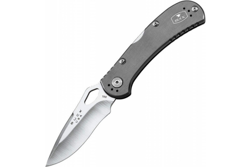 Coltello pieghevole BUCK SPITFIRE n°722GYS1 manico grigio 11cm