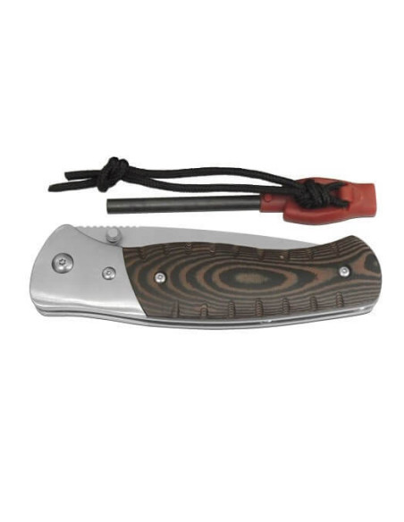 Faca dobrável BUCK SELKIRK 835BRS Cabo de micarta de 11 cm