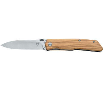 FOX Terzuola FX-525 OL fällkniv 11cm olivträhandtag + bälteshölje