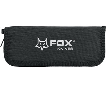 Anso FOX Fx.302 folding knife with corrugated titanium handle 2